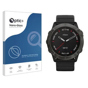 Optic+ Nano Glass Screen Protector for Garmin Fenix 6X Pro - Photo 1 sur 4