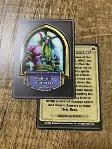 2014 BlizzCon Malfurion Stormrage Hearthstone Promo Card Shown Warcraft WoW - Picture 1 of 1