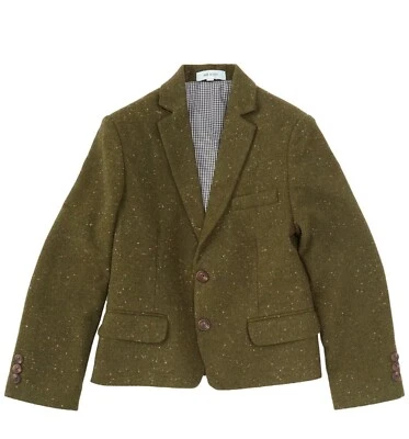 Blazer chaqueta blazer de lana Class Club Big Boys talla L 10/12 Dillards oliva Foto 1 de 4