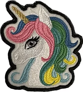 Unicorn Embroidered Patch Sew On Or Iron 4.5 Inches - Picture 1 of 4