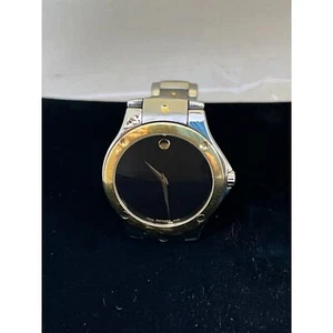 MEN'S MOVADO 0605910 SE TWO-TONE WATCH - Picture 1 of 8