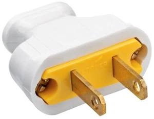 Pass & Seymour 48643-WCC10 Short Flat Vinyl Plug NEW a - Picture 1 of 3