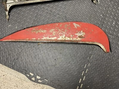 1959 Chevrolet RH Passenger Side Metal Fender Skirt Black Vintage - Image 1 of 4