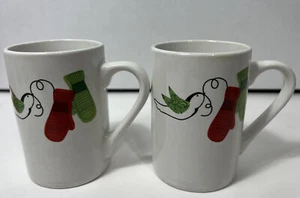 Tazas de café/té Starbucks 2011 Mittens Bird 10 oz vacaciones de Navidad 2 tazas - Imagen 1 de 6