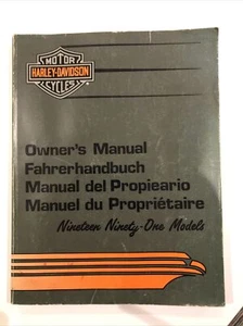 Harley Davidson Manual 1991 1360 Evo includes 100 years harley Sales brochure. - Picture 1 of 4