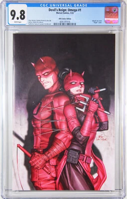 DEVIL'S REIGN OMEGA #1 (INHYUK LEE VIRGIN VARIANT)(2022) ~ CGC GRADED 9.8 NM/M - Image 1 of 2
