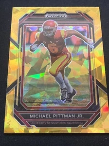 2023 Panini Prizm Draft Picks - Gold Ice Prizm #76 Michael Pittman Jr. - Picture 1 of 2