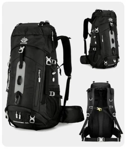 60L Trekkingrucksack Ultraleicht ergonomisch Regenhülle wasserabweisend - Picture 1 of 9