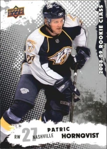 PATRIC HORNQVIST 2008-2009 ROOKIE CLASS HOCKEY CARD UPPER DECK #40, RW,PREDATORS - Picture 1 of 2