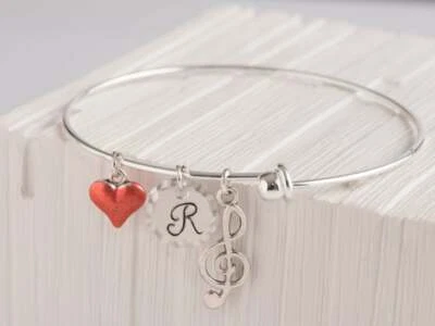 bracciale insegnante musica classica, regalo maestra musica, regalo musicista - Immagine 1 di 4