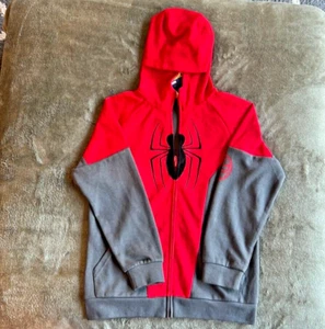 Marvel Spider-Man Youth Full Zip Hoodie Size Medium 10/12 New With Tag - Picture 1 of 3