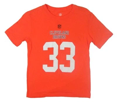 NFL - Camiseta Juvenil Browns Richardson Nombre/Número Naranja/Blanco Nueva con Etiquetas - Juvenil M, XL Foto 1 de 2