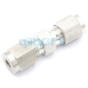 Fit Metal Tube O.D 4mm 304 Stainless Steel Equal Straight Compression Fitting - Picture 1 of 6