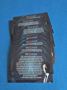 MY STRUGGLE MONOLOGUES  2018 X FILES SEASONS 10 & 11 - COMPLETE 8 CARD CHASE SET - Picture 1 of 2