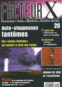 FACTEUR X N°20 AUTO-STOPPEUSES FANTOMES / ABDUCTION / SORCIERS & MALEDICTIONS - Imagen 1 de 2