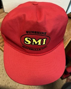 Cappello rosso Sunshine Materials Inc. berretto snapback regolabile - Foto 1 di 5