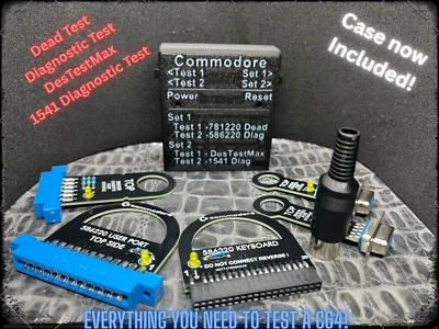 Commodore 64 Dead Test & Diagnostic Cartridge & Test Harness Set - USA seller - Image 1 of 4