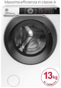 LAVATRICE 13 KG 1400 GIRI CL.A INVERTER VAPORE WI-FI BLUET. HOOVER HWE413AMBS - Foto 1 di 18
