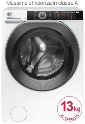 LAVATRICE 13 KG 1400 GIRI CL.A INVERTER VAPORE WI-FI BLUET. HOOVER HWE413AMBS. - Immagine 1 di 4