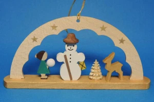 Baumbehang Schneemann 4,5 cm #13646 - Bild 1 von 2