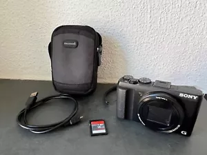 Sony Cyber-shot DSC-HX50 20.4MP Full-HD Digitalkamera schwarz 30x Superzoom WiFi - Bild 1 von 7