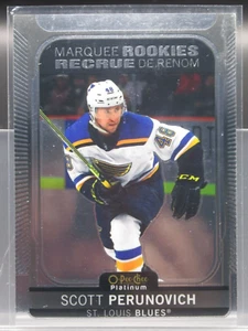 2021-22 O-Pee-Chee OPC Platinum Base Marquee Rookies #288 Scott Perunovich - Picture 1 of 2