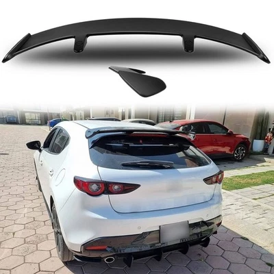 For Mazda 3 CX-3 CX-5 CX-9 Hatchback 52" Matte Rear Roof Spoiler Trunk Wing ABS - Image 1 of 4