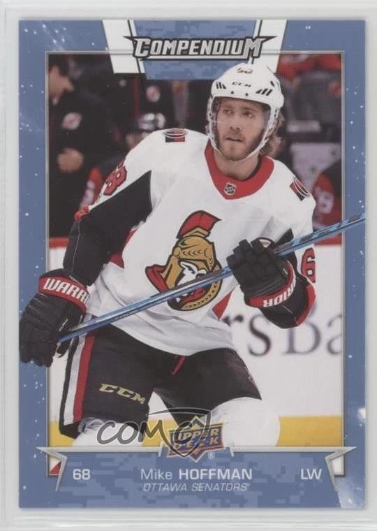 2017-18 Upper Deck Compendium Blue Mike Hoffman #754 - Image 1 of 2
