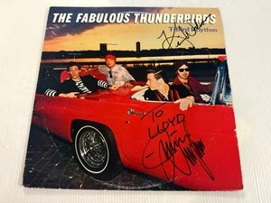FABULOUS THUNDERBIRDS T-Bird Rhythm SIGNED LP 1982 HANDSIGNIERT VON JIMMIE VAUGHAN - Bild 1 von 15