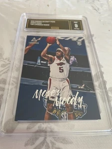 MOSES MOODY WARRIORS 2021 CHRONICLES DRAFT LUMINANCE ROOKIE RC # 86 GRADED 9 - Picture 1 of 2