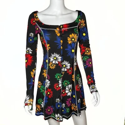 Delia’s Botanical Bliss Skater Dress Womens SZ S Floral Blooming Fairy Hippie - Image 1 of 4