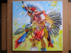 Native American Indigenous Man Portrait Original Oil Painting Art By Artist - Picture 1 of 5