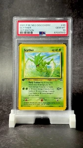 PSA 10 ๐ Pokemon 2001 Neo Discovery 1ST Edition SCYTHER #46 RARE - Picture 1 of 5