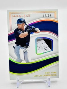 Colección Inmaculada Panini 2023 - Jasson Dominguez - Materiales /10 #MP-JD - Imagen 1 de 2