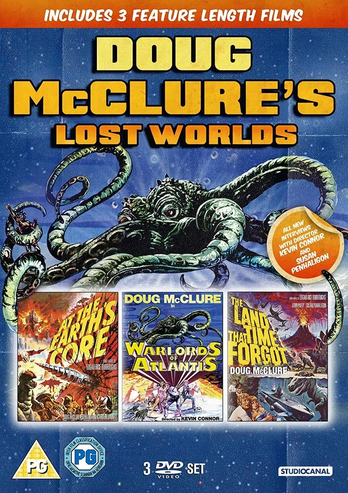 Doug Mcclure Lost Worlds (DVD) Doug McClure Peter Gilmore Lea Brodie (UK IMPORT) - Image 1 of 1