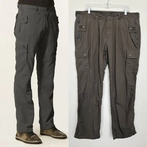 Clothing Arts Pick Pocket Proof Anti Diebstahl Cargo Hose Grau Reisen Herren 38x32 - Bild 1 von 12