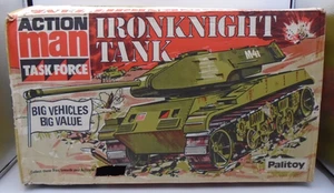 VINTAGE ACTION MAN TASK FORCE 77002 IRON KNIGHT TANK BOXED 1970's PLEASE READ - Picture 1 of 24