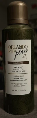 Orlando Pita Play *Brunette* Recast Tinted Oil Spray Glaze 5 Oz  New - Image 1 of 3