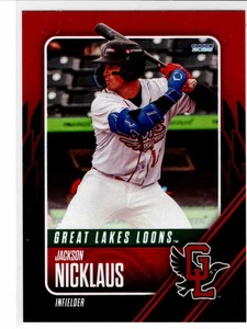 Tarjeta de elección Jackson Nicklaus Great Lake Loons (Dodgers) 2024 ** - Imagen 1 de 2