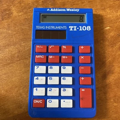 Texas Instruments TI-108 Elementary Calculator , No Cover - Image 1 of 4