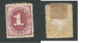 Scott J22c POSTAJE DEBIDO, CLARETE BRILLANTE, EN MUY BUEN ESTADO, MOGH, BONITO FRENTE - Imagen 1 de 1