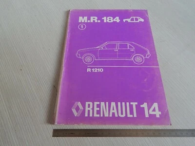 MANUALE RIPARAZIONE CARROZZERIA ORIGINALE 1976 RENAULT 14 R1210 ITALIANO - Immagine 1 di 4