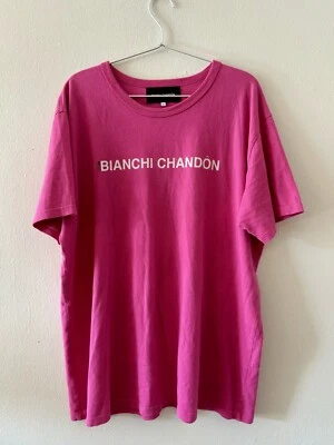 Camiseta Bianca Chandon "Tom Bianchi". Rosa, XL, usado. Fire Island Pines Foto 1 de 4