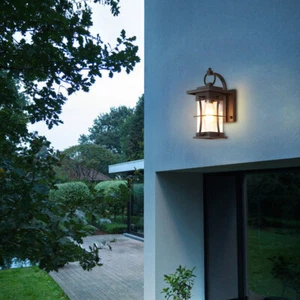 Outdoor Wall Light Garden Exterior Wall Lantern Waterproof Wall Sconce Fixture - Picture 1 of 10