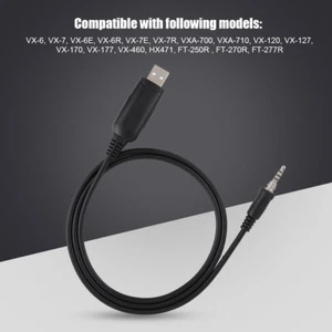 USB Programming Cable for YAESU VERTEX VX-6 VX-6E VX-6RVX-7E VX-7R Walkie Talkie - Zdjęcie 1 z 10