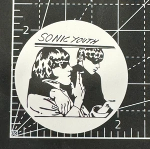 Sonic Youth American Rock Band Logo Vinyl Aufkleber Aufkleber Bombe 1981 Nu Wave Punk - Bild 1 von 5