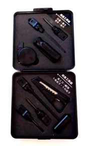 NOS 8-Piece Black Steel Mini Tool Kit in Hard Shell Case USIFE Corporate Gift - Picture 1 of 2