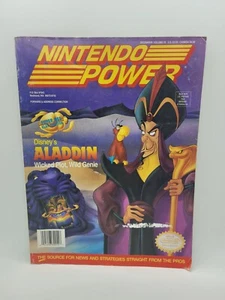 Vintage Nintendo Power Magazine 1993 Disney's Aladdin + Mega Man X Poster Vol 55 - Bild 1 von 6