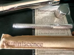 🔴 MONTEGRAPPA penna sfera ARGENTO MASSICCIO 925 Reminiscence cesellata greca - Foto 1 di 11