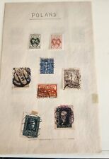 Rjkstamps Poland Lot of older Postage Stamps  from 1920-30. Used Hinged 